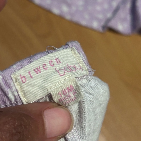 Purple Floral Kids Set Size Toddler 18 months - Picture 2 of 6